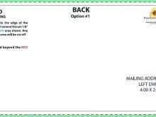 Postcard Template Word 4 Per Page