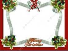 11 Blank Christmas Card Template Border For Free with Christmas Card Template Border