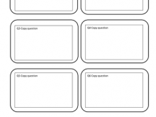 11 Blank Question Card Template Word Formating by Question Card Template Word