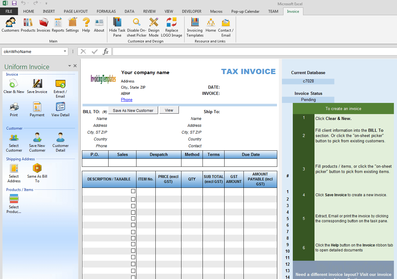 11 Blank Tax Invoice Template Pdf Australia Templates for Tax Invoice Template Pdf Australia