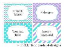 11 Blank Tent Card Design Template Free Download With Stunning Design by Tent Card Design Template Free Download