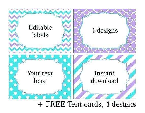 11 Blank Tent Card Design Template Free Download With Stunning Design by Tent Card Design Template Free Download