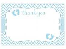 11 Blank Thank You Card Template For Baby Shower Now for Thank You Card Template For Baby Shower