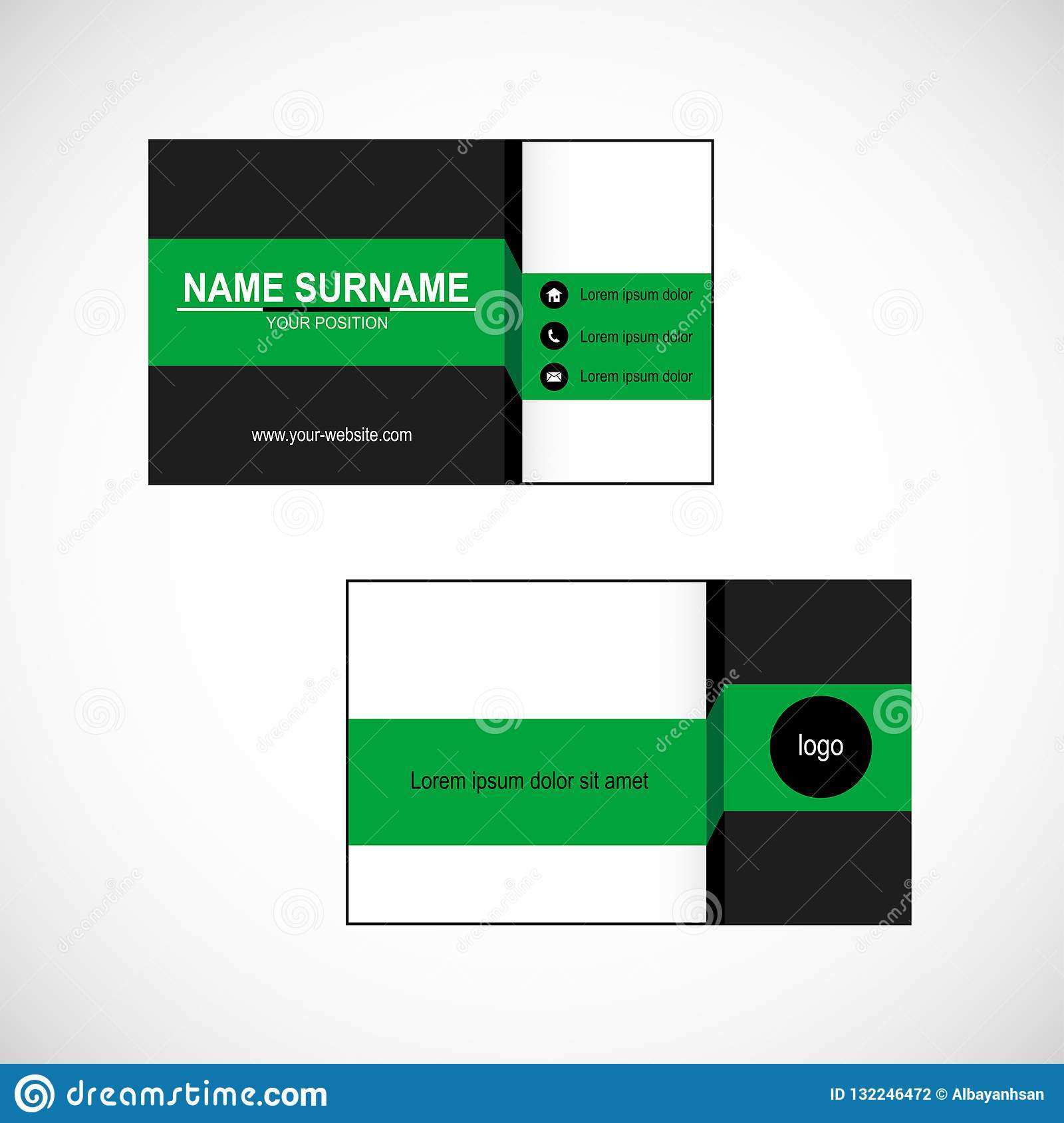 11 Create Green Color Id Card Template Layouts for Green Color Id Card Template