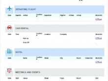 11 Create Travel Itinerary Template Simple Layouts with Travel Itinerary Template Simple