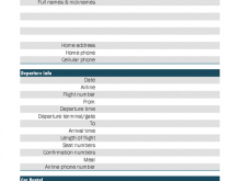 11 Create Travel Itinerary Template Word 2010 Now by Travel Itinerary Template Word 2010