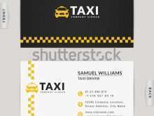 11 Creating Taxi Name Card Template Formating with Taxi Name Card Template