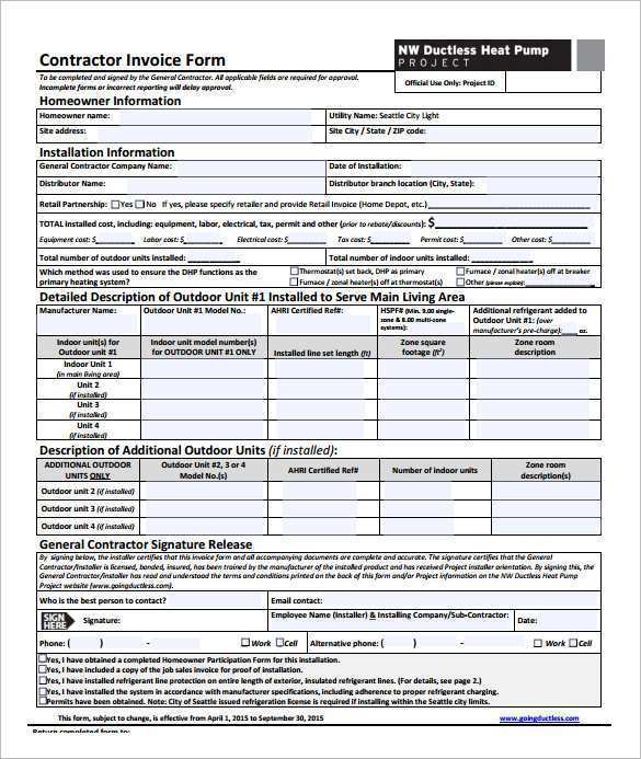 11 Creative Generic Contractor Invoice Template PSD File for Generic Contractor Invoice Template