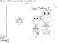 11 Creative Mother S Day Card Template For Colouring Templates with Mother S Day Card Template For Colouring