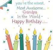 11 Customize Grandad Birthday Card Template in Word with Grandad Birthday Card Template