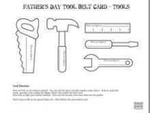 11 Customize Our Free Father S Day Tool Card Template in Word for Father S Day Tool Card Template