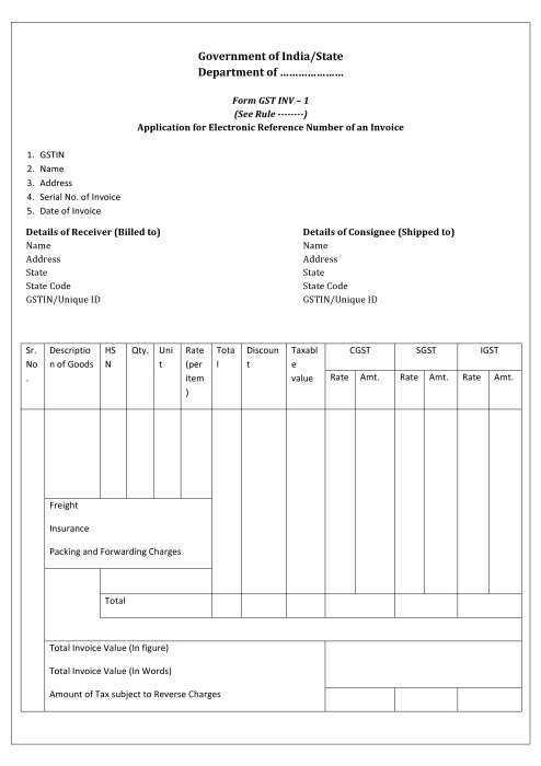 11 Customize Tax Invoice Template With Gst in Word by Tax Invoice Template With Gst