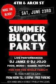 11 Format Block Party Template Flyers Free With Stunning Design with Block Party Template Flyers Free