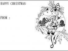 11 Format Xmas Card Colouring Templates For Free with Xmas Card Colouring Templates