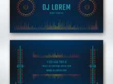 11 Free Dj Business Cards Templates Free Vector Download Layouts for Dj Business Cards Templates Free Vector Download
