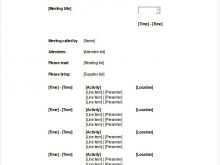 11 Free Printable Meeting Agenda Template Document in Word by Meeting Agenda Template Document