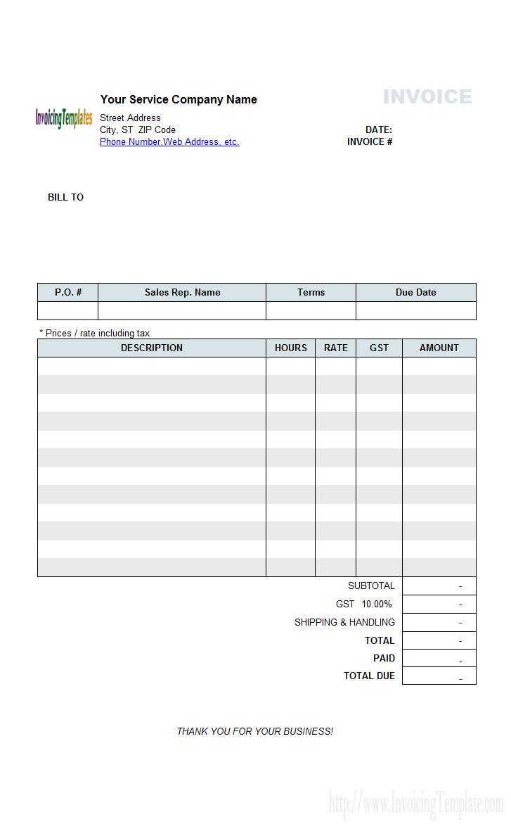 11 Free Printable Software Contractor Invoice Template Formating with Software Contractor Invoice Template