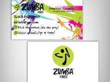 11 Free Printable Zumba Business Card Template Free With Stunning Design with Zumba Business Card Template Free
