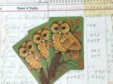 11 How To Create Printable Owl Card Template in Word by Printable Owl Card Template