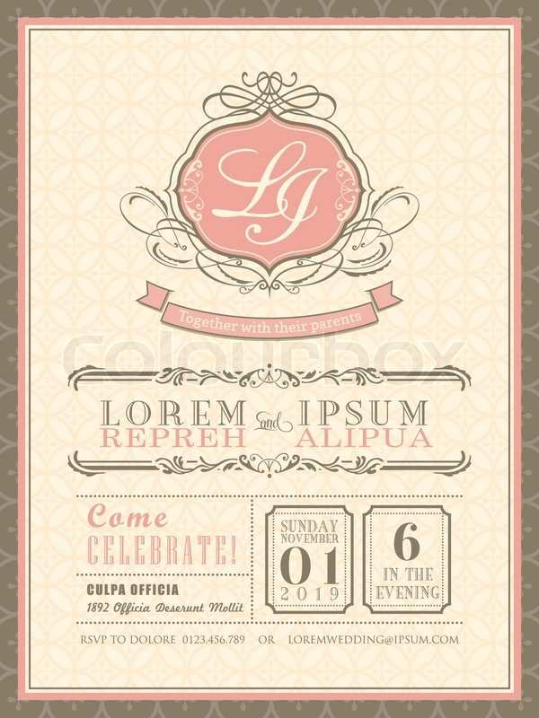 11 How To Create Wedding Card Template Vintage PSD File by Wedding Card Template Vintage