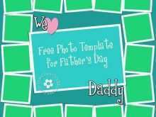 Fathers Day Card Photoshop Template