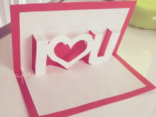 11 Online Pop Up Card Tutorial Valentine Templates for Pop Up Card Tutorial Valentine