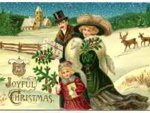 11 Online Victorian Christmas Card Templates Formating for Victorian Christmas Card Templates