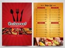11 Printable Restaurant Menu Flyer Templates Layouts with Restaurant Menu Flyer Templates