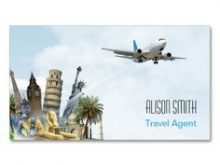 11 Report Travel Agency Business Card Design Template in Photoshop for Travel Agency Business Card Design Template