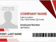11 Standard Company Id Card Template Word Free Download by Company Id Card Template Word Free