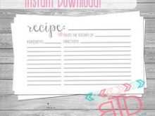 11 Standard Free Editable Recipe Card Template For Word For Free for Free Editable Recipe Card Template For Word