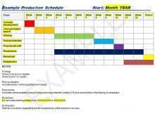 11 Standard Production Schedule Template Word Maker for Production Schedule Template Word