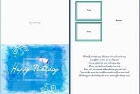 11 The Best Birthday Card Templates Microsoft Word Formating by Birthday Card Templates Microsoft Word