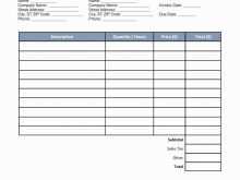 Body Shop Repair Invoice Template