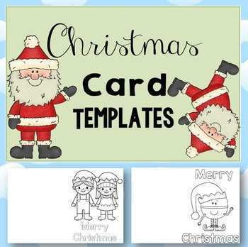 11 The Best Christmas Card Template Pages Download for Christmas Card Template Pages