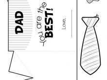 11 The Best Father S Day Tie Card Craft Template Maker with Father S Day Tie Card Craft Template