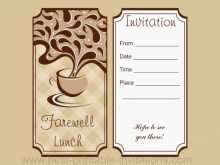 11 The Best Lunch Invitation Card Template Free Layouts by Lunch Invitation Card Template Free