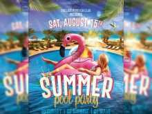 11 The Best Pool Party Flyer Template For Free by Pool Party Flyer Template