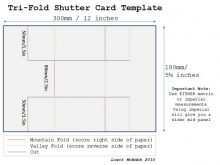 11 Visiting 3 Fold Card Template With Stunning Design for 3 Fold Card Template