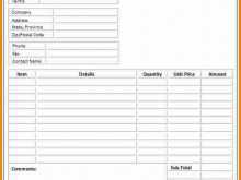 11 Visiting Blank Billing Invoice Template Templates with Blank Billing Invoice Template