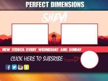 12 Adding End Card Template Youtube in Photoshop with End Card Template Youtube