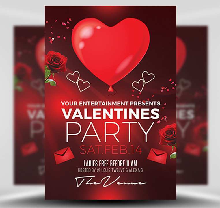 12 Best Valentines Flyer Template Download by Valentines Flyer Template