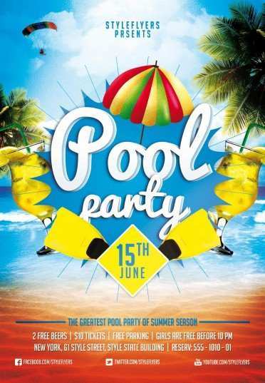 12 Blank Caribbean Party Flyer Template Now with Caribbean Party Flyer Template
