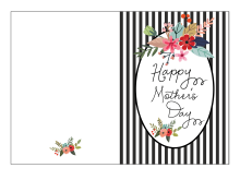 12 Blank Mothers Day Cards You Can Print For Free with Mothers Day Cards You Can Print