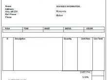 12 Blank Motor Vehicle Invoice Template in Word by Motor Vehicle Invoice Template