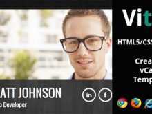 12 Blank Vcard Html5 Template Free Download in Word with Vcard Html5 Template Free Download