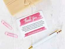 Thank You Card Template Etsy