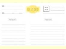 12 Creative A Recipe Card Template For Free by A Recipe Card Template