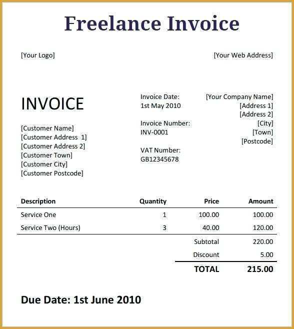 12 Creative Freelance Job Invoice Template With Stunning Design by Freelance Job Invoice Template