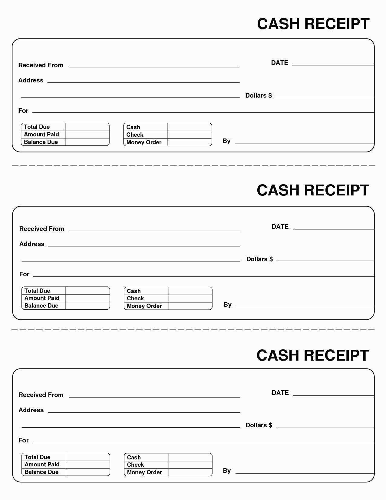 Receipt Template For Apple Pages